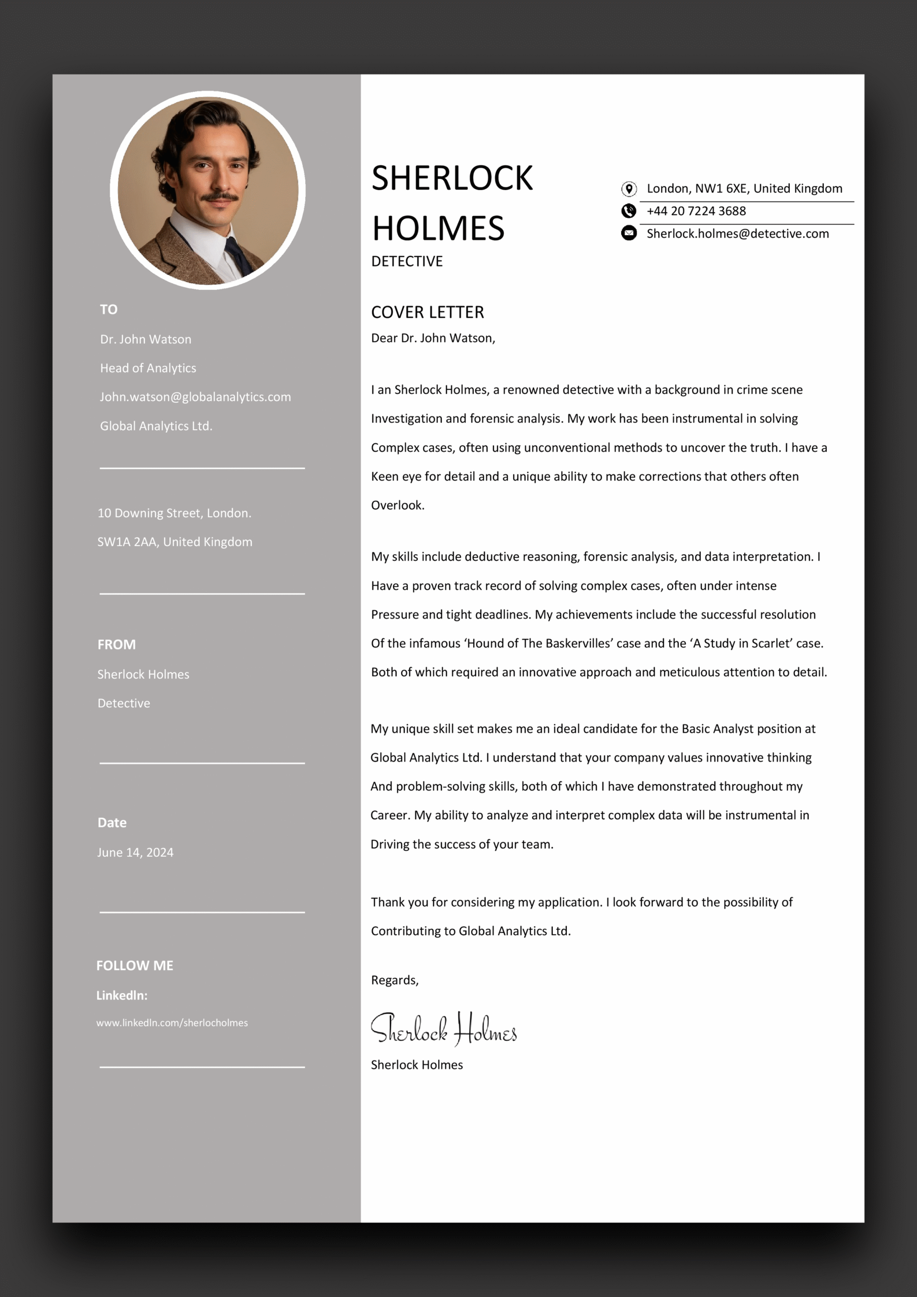 Premium MS Word CV Template Design 3 - Fully Editable & Instant Download