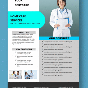 Flyer Template Design 1 - Fully Editable & Instant Download