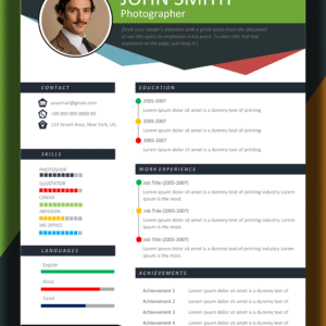 MS Word CV Design 11 - Fully Editable & Instant Download
