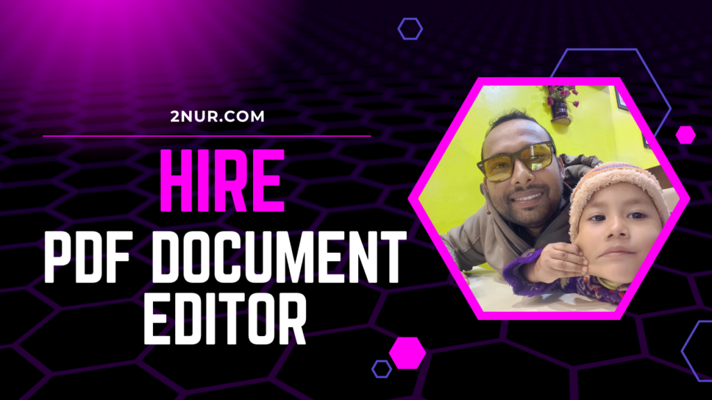 Hire a professional PDF document editor for font matching and metadata removal services.