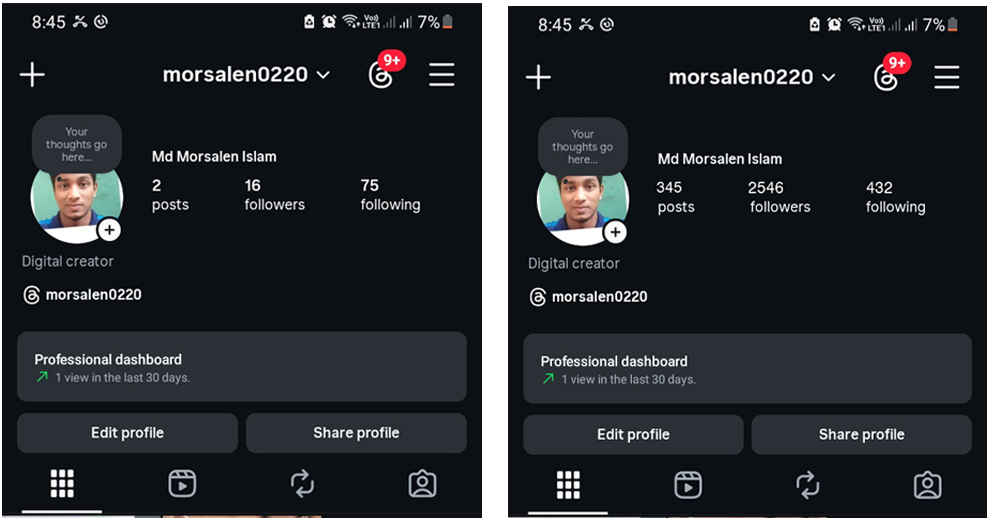 Sample screenshot text editor work preview