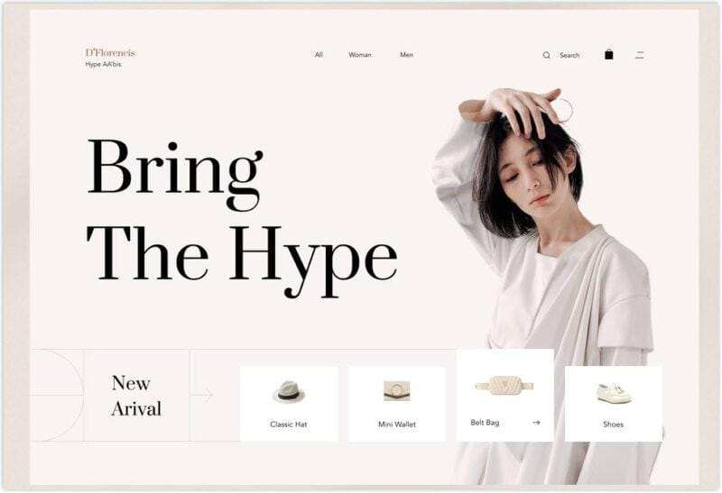 ecommerce website design companies premium ui example
