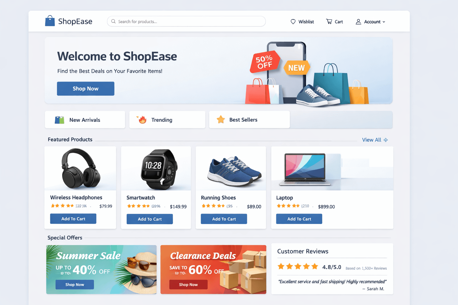 ecommerce development company premium ui