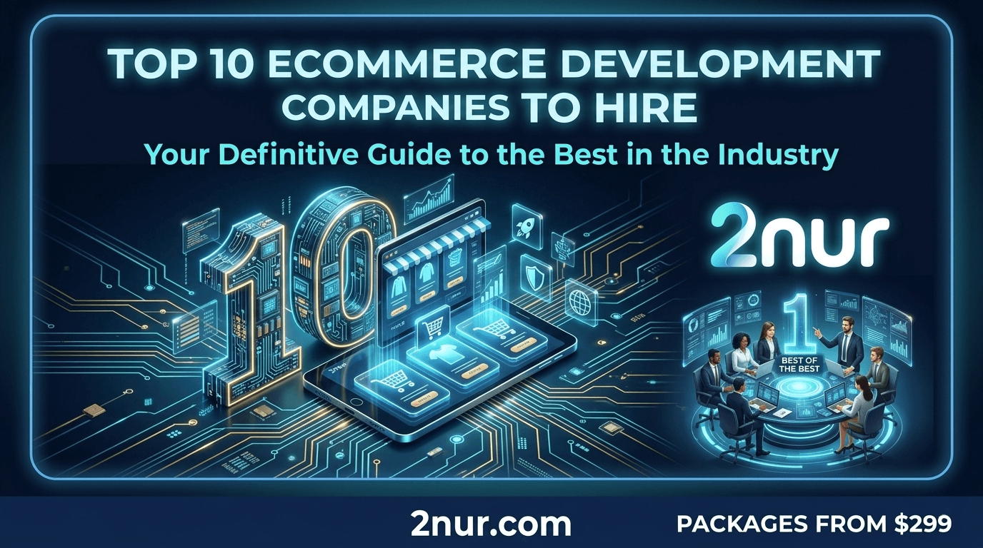 Top 10 Ecommerce Development Companies Guide by 2nur Digital Agency