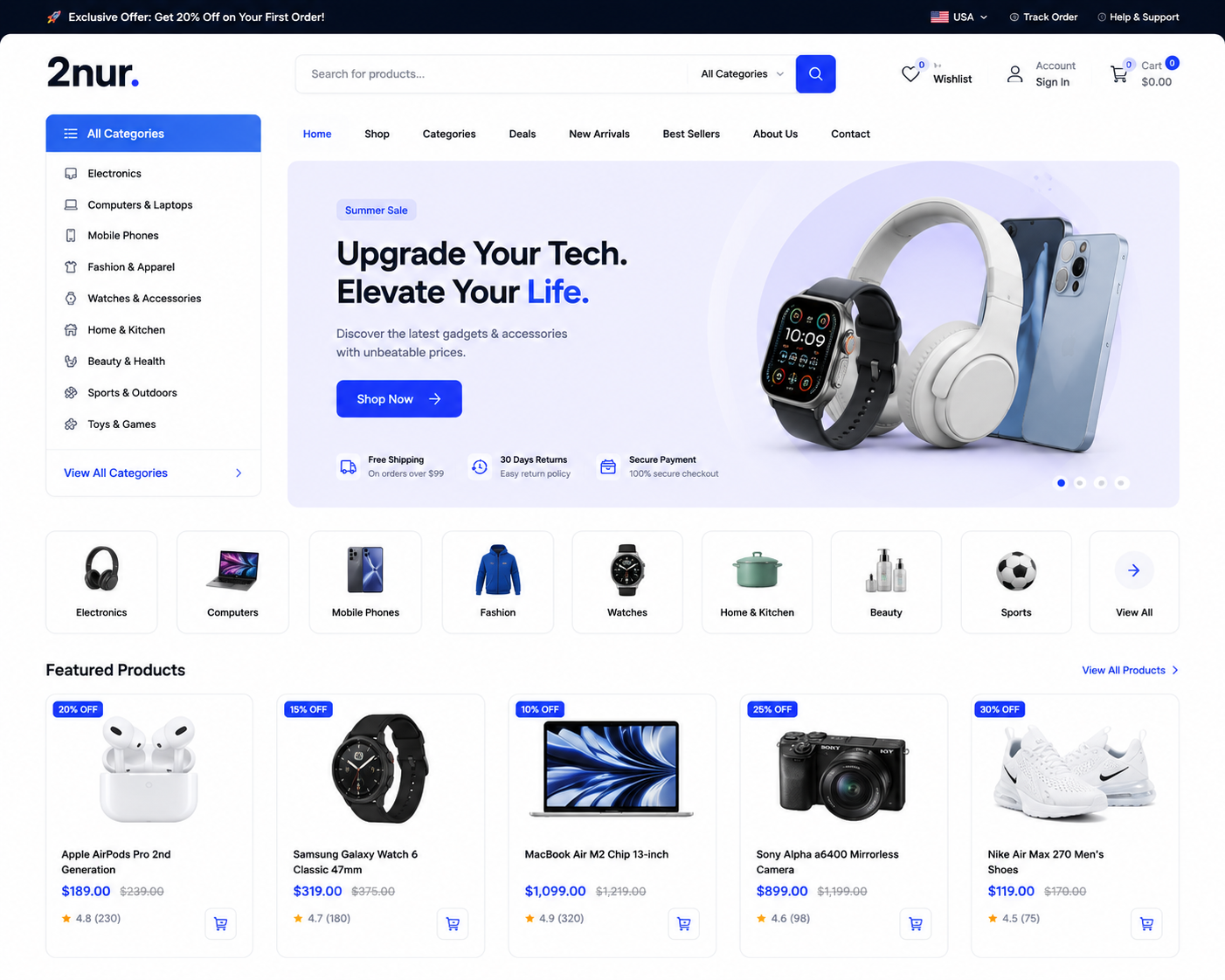 Freelance web developer for hire usa premium website preview