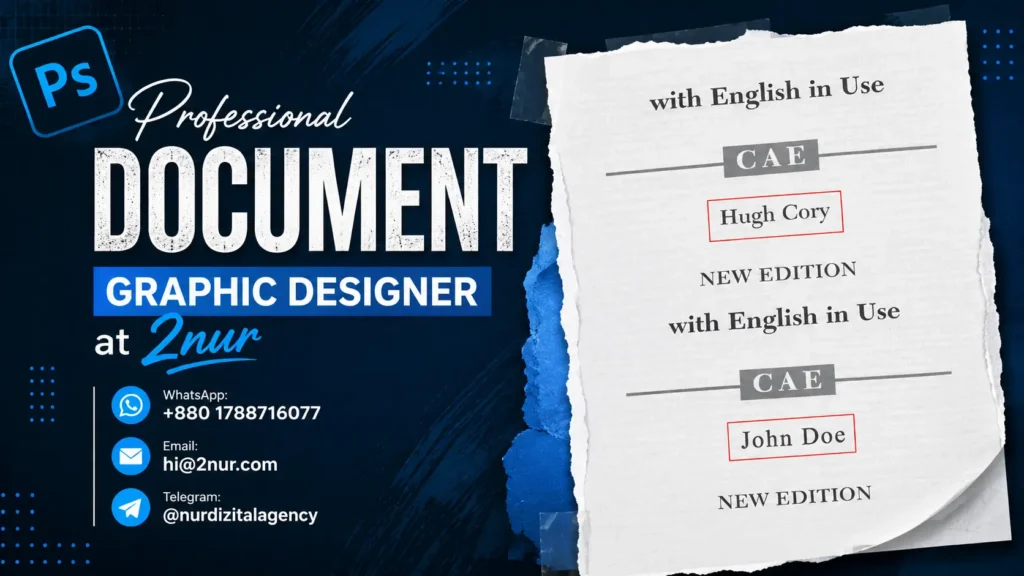 Professional Document Graphic Designer | High-Quality Document Editing Services