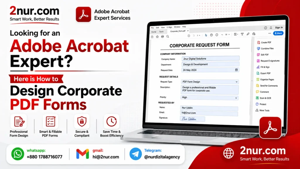 Looking for an Adobe Acrobat Expert? Here is How to Design Corporate PDF Forms