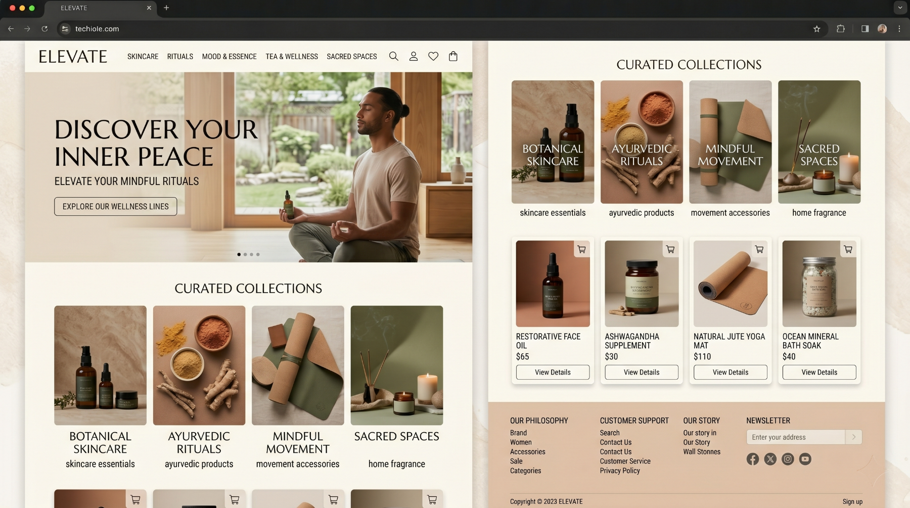 Clean ecommerce management and optimization preview by 2nur
